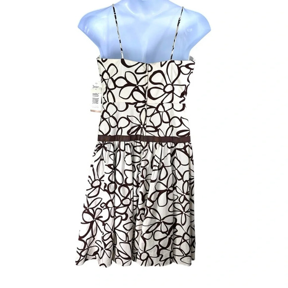 Julian Taylor Women’s Dress size 12 Cream and Brown - Picture 3 of 8